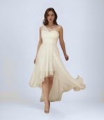 Katlı Midi Boy Simli Tül Abiye Elbise